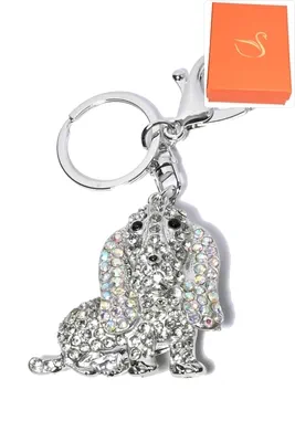 porte-cle Coffret cadeaux chien Argent P70D3