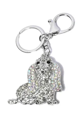 porte-cle chien multicolore P70D3