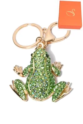 porte-cle coffret cadeaux grenouille Or PA681