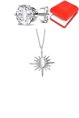 Coffret parure bijoux soleil Argent 0BB6AC