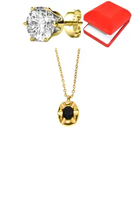 Coffret parure bijoux ovale 838C5C