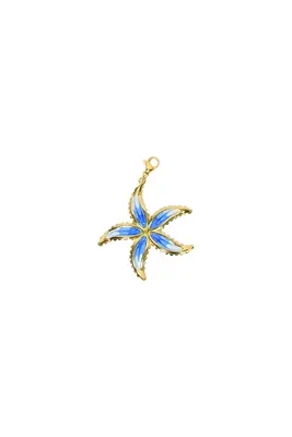 Breloque charms breloque fleur Or F8059C 