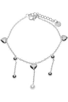 Bracelet coeur Argent