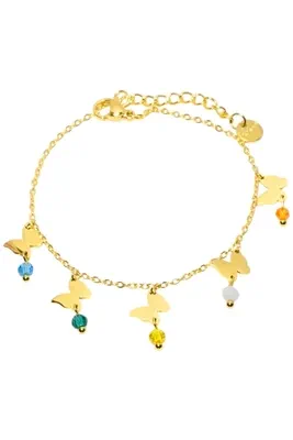 Bracelet papillon Or