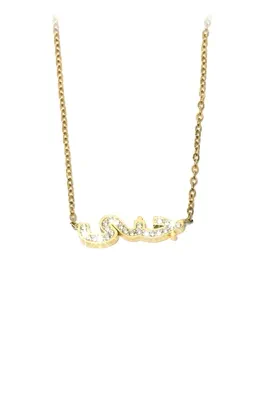Pendentif prénom Jana en arabe Or