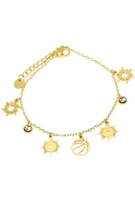 Bracelet soleil Or