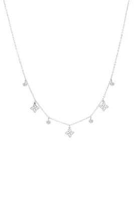 Collier fleur Argent