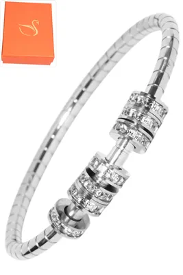 Coffret jonc cadeaux anneaux Argent