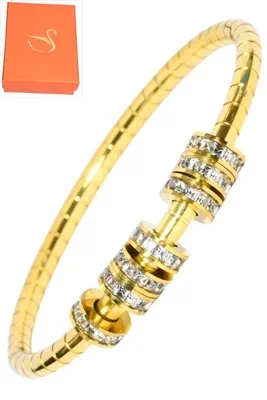 Coffret jonc cadeaux anneaux Or