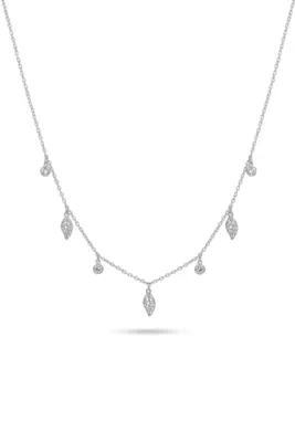 Collier feuille Argent