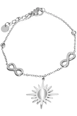 Bracelet soleil Argent