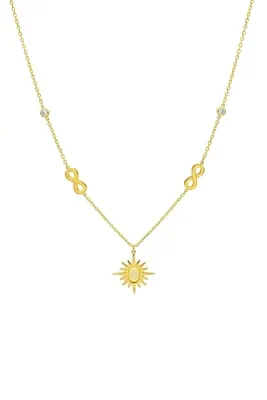 Collier soleil Or