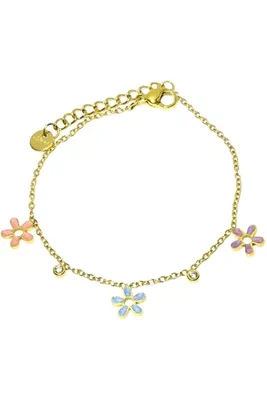 Bracelet fleur Or