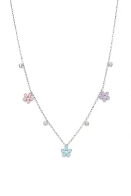 Collier fleur Argent