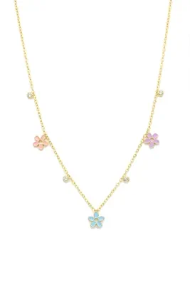 Collier fleur Or