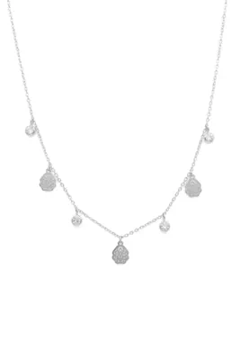 Collier fleur Argent