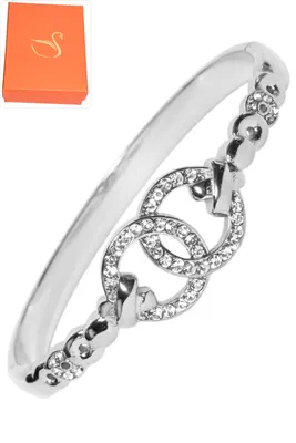 Coffret jonc cadeaux infini Argent