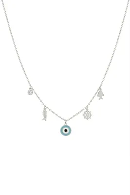 Collier soleil Argent