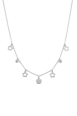 Collier fleur Argent