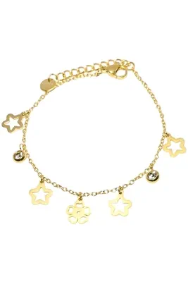 Bracelet fleur Or