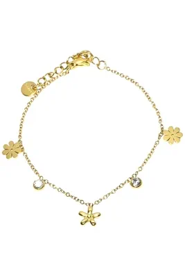 Bracelet fleur Or