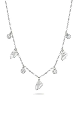 Collier feuille Argent