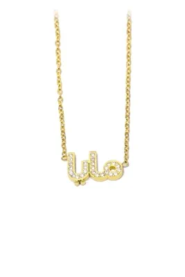 Pendentif prénom Maya en arabe Or