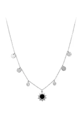 Collier soleil Argent
