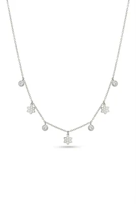 Collier fleur Argent