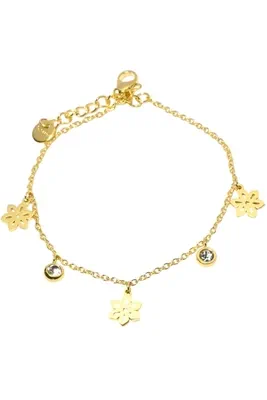 Bracelet fleur Or