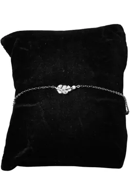 Bracelet feuille Argent