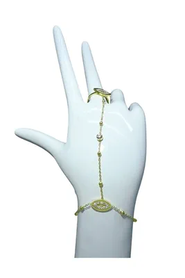 Bracelet chaîne de main Or