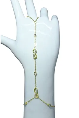 Bracelet chaîne de main Or