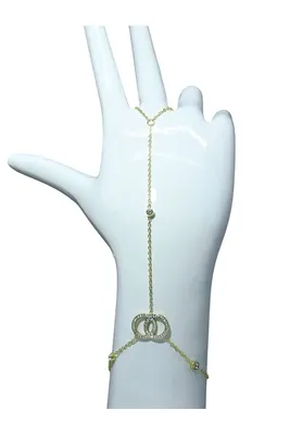 Bracelet chaîne de main Or