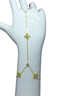 Bracelet chaîne de main Or