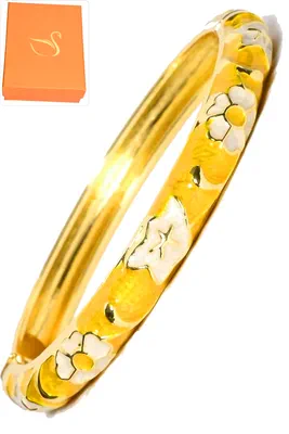 Coffret cadeaux jonc Thaïlandais coloré Or