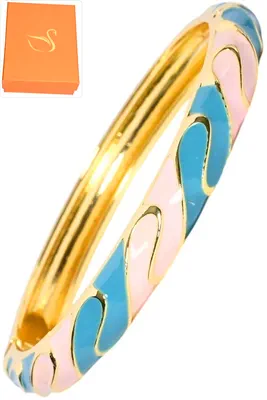 Coffret cadeaux jonc Thaïlandais coloré Or