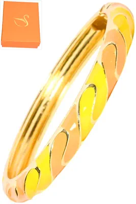 Coffret cadeaux jonc Thaïlandais coloré Or