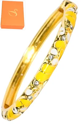 Coffret cadeaux jonc Thaïlandais coloré Or