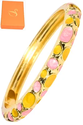 Coffret cadeaux jonc Thaïlandais coloré Or