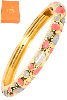 Coffret cadeaux jonc Thaïlandais coloré Or