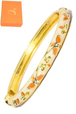 Coffret cadeaux jonc Thaïlandais coloré Or