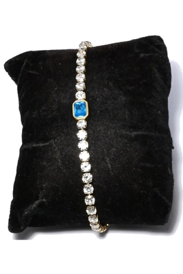 Bracelet zirconium Or