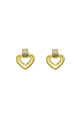Boucle-d-oreille coeur Or