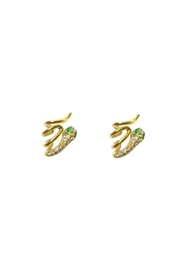 Boucle-d-oreille serpent Or