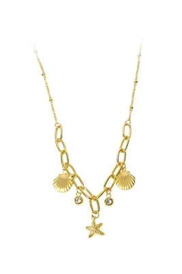 Collier breloque Or