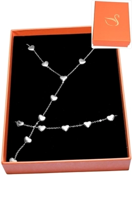 Coffret bijoux cadeaux coeur Argent EECA54 