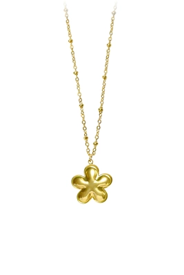Collier fleur Or FA9FEB 