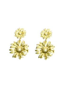 Boucle-d-oreille fleur Or FD3C7E 