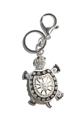 porte-cle tortue Noir